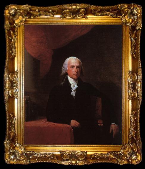 framed  Gilbert Charles Stuart James Madison, ta009-2